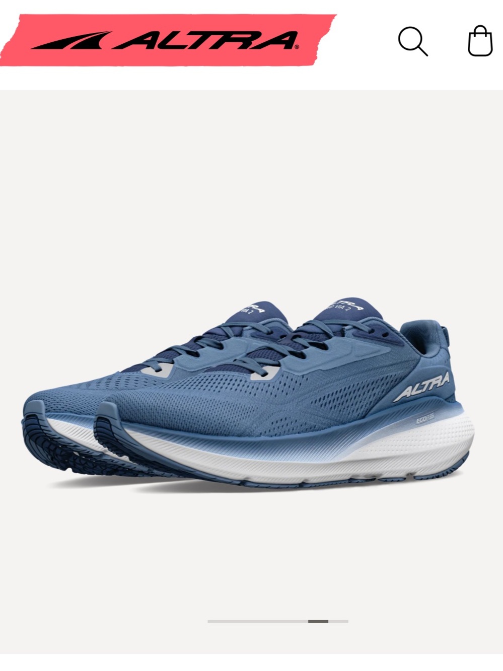 Altra Men's FWD VIA 2 Road Running Shoes Sneakers Navy Light Blue